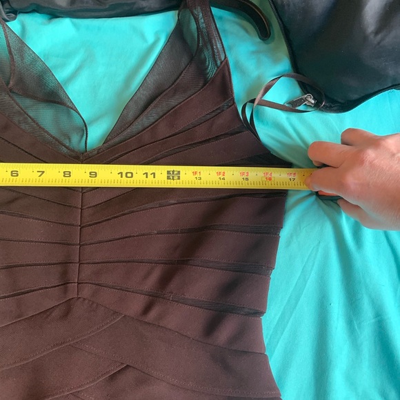 Dress eggplant color Eliza J size 4 - Picture 8 of 8